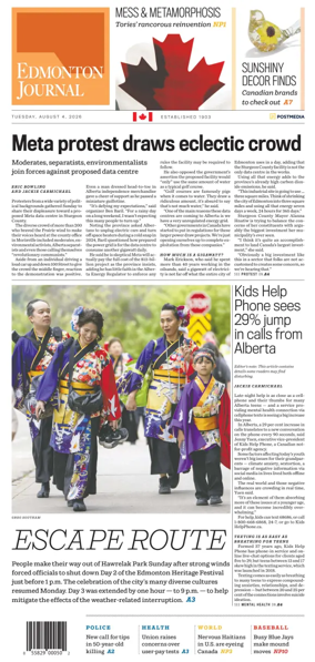 Cover of Edmonton Journal