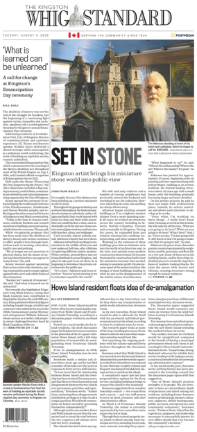 Cover of Kingston Whig-Standard