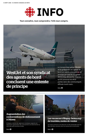 Cover of Radio-Canada Info