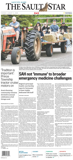 Cover of The Sault Star