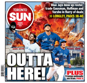 Cover of Toronto Sun