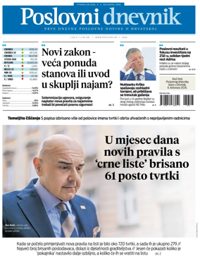 Cover of Poslovni Dnevnik