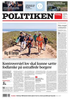 Cover of Politiken