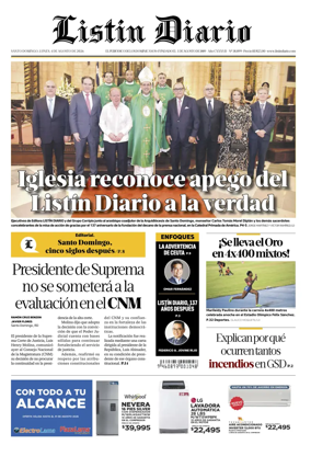 Cover of Listin Diario