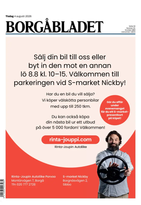 Cover of Borgabladet