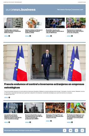 Cover of Euronews Business (Spanish) Compiled Edition