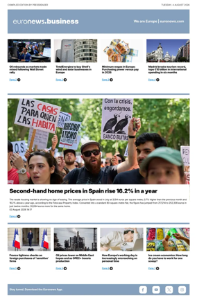 Cover of Euronews Business