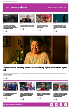 Cover of Euronews Culture and Sport Compiled Edition