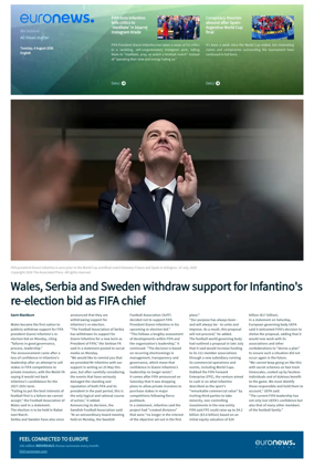 Cover of Euronews World Cup