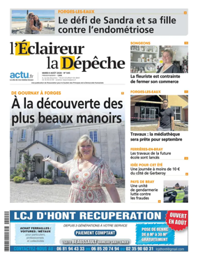 Cover of l'Eclaireur la Depeche