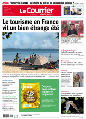 Cover of Le Courrier de l’Ouest (Saumur)