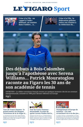 Cover of Le Figaro Sport