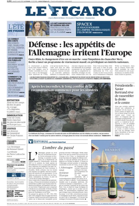 Cover of Le Figaro