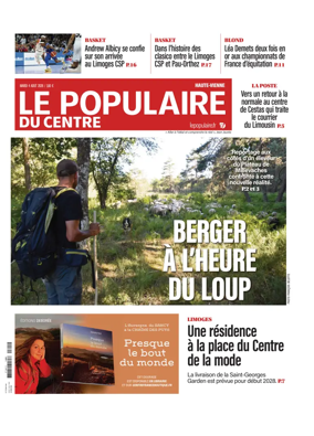 Cover of Le Populaire du Centre (Haute-Vienne)