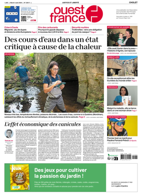 Cover of Ouest France (Cholet)