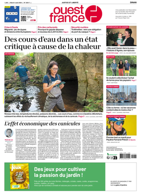 Cover of Ouest France (Dinan)