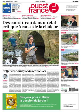 Cover of Ouest France (Mayenne)