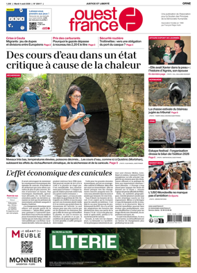 Cover of Ouest France (Orne)