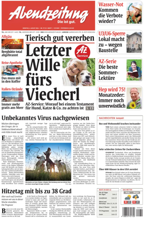 Cover of Abendzeitung Munchen