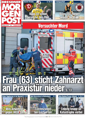 Cover of Dresdner Morgenpost