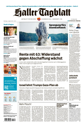 Cover of Haller Tagblatt