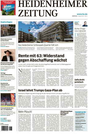 Cover of Heidenheimer Zeitung
