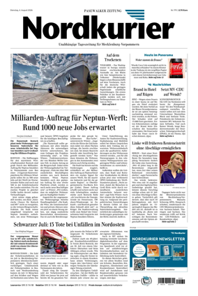 Cover of Pasewalker Zeitung