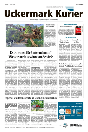 Cover of Prenzlauer Zeitung