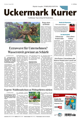 Cover of Templiner Zeitung