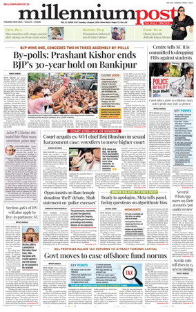 Cover of Millennium Post