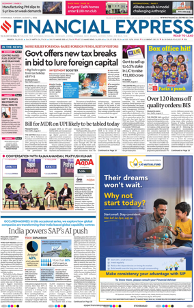 Cover of The Financial Express
