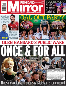 Cover of Irish Daily Mirror