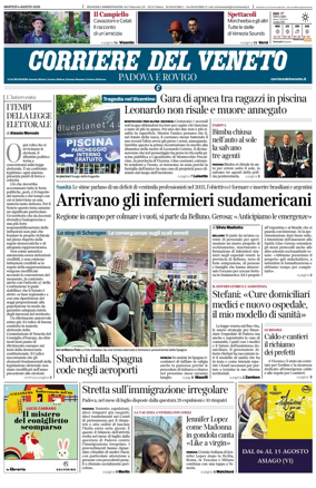 Cover of Corriere del Veneto (Padova e Rovigo)