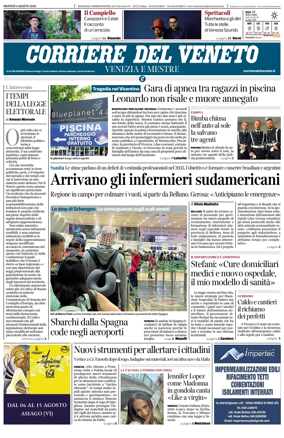 Cover of Corriere del Veneto (Venezia e Mestre)