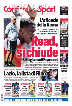 Cover of Corriere dello Sport (Roma)