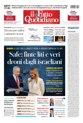 Cover of Il Fatto Quotidiano