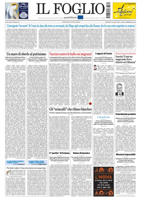 Cover of Il Foglio Quotidiano