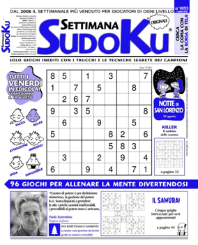 Cover of Settimana Sudoku