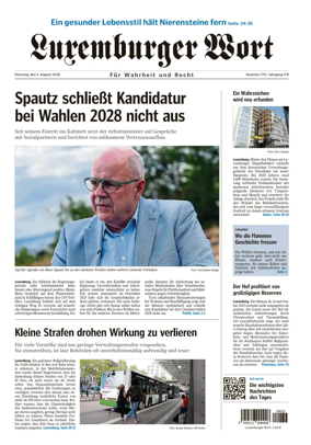 Cover of Luxemburger Wort