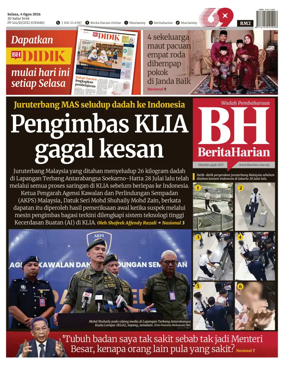 Cover of Berita Harian