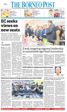 Cover of The Borneo Post (Sarawak)