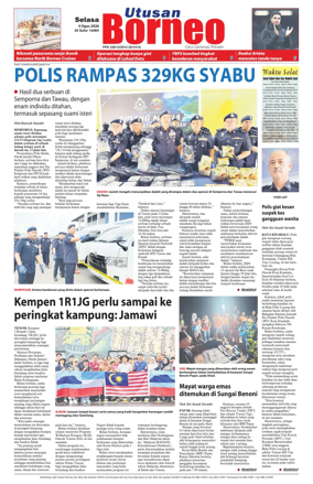 Cover of Utusan Borneo (Sabah)
