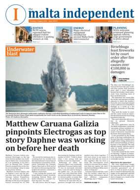 Cover of Malta Independent