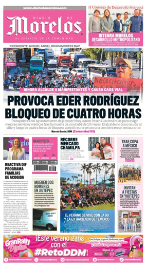 Cover of Diario de Morelos