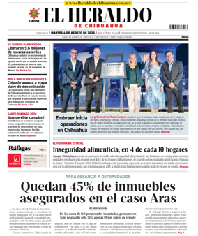 Cover of El Heraldo de Chihuahua