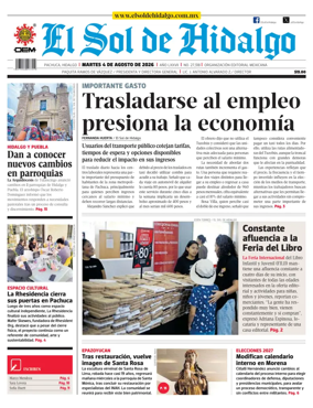 Cover of El Sol de Hidalgo