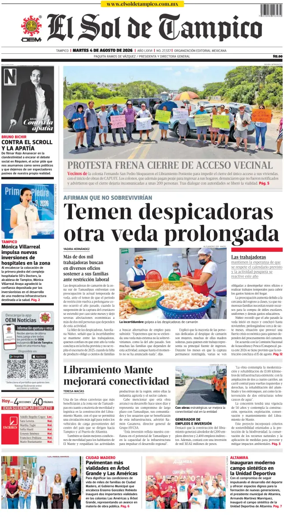 Cover of El Sol de Tampico