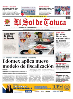 Cover of El Sol de Toluca