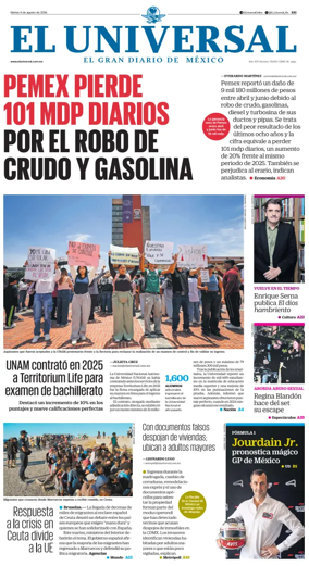 Cover of El Universal