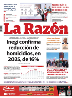Cover of La Razon de Mexico